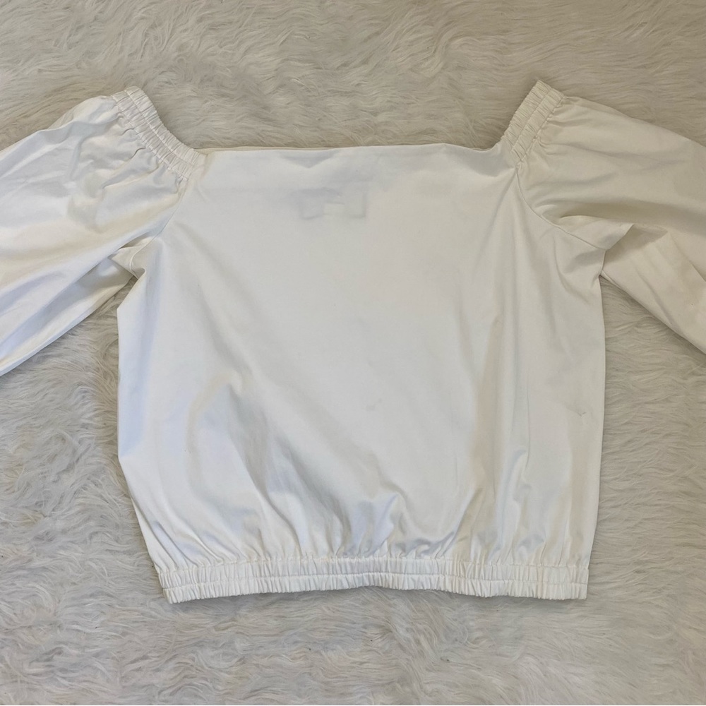 ALEXIE White Off Shoulder Top - Picture 2 of 8